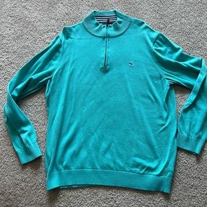 Vineyard vines mens 1/4 zip sweater